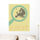Vector Minimal Design - Europe Zoomed Wall Mural