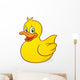 Rubber Duck Bubble Bath Cartoon Character Wall Decal