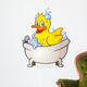Rubber Duck Bubble Bath Cartoon Character Wall Decal