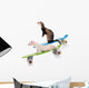 Ferrets Riding Skateboards Wall Decal