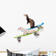Ferrets Riding Skateboards Wall Decal