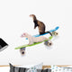 Ferrets Riding Skateboards Wall Decal