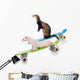 Ferrets Riding Skateboards Wall Decal
