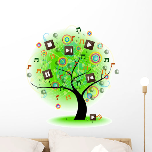 Tree of music (vector) 
