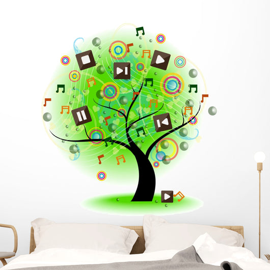 Tree of music (vector) 