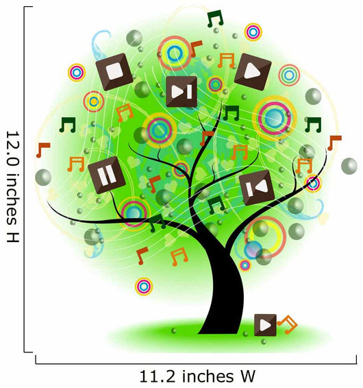 Tree of music (vector) 