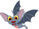 Cartoon Halloween bat flying Wall Decal