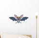 Cute Cartoon Halloween bat flying Wall Decal