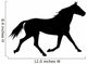 Vector Silhouette of Horse 