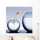 goldfish jumping out of the water Wall Mural