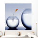 goldfish jumping out of the water Wall Mural