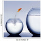 goldfish jumping out of the water Wall Mural