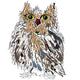 Owl on a white background, vector illustration. Wall Decal