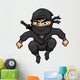 Vector illustration of Cartoon Ninja 