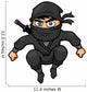 Vector illustration of Cartoon Ninja 