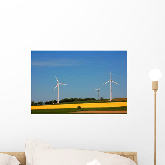 Energy Blue and Yellow Wall Decal