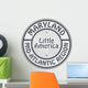 Grunge rubber stamp with name of Maryland, Mid-Atlantic region Wall Decal