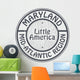 Grunge rubber stamp with name of Maryland, Mid-Atlantic region Wall Decal