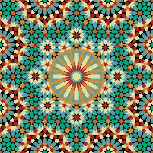 Nawa Seamless Pattern Eight Wall Decal
