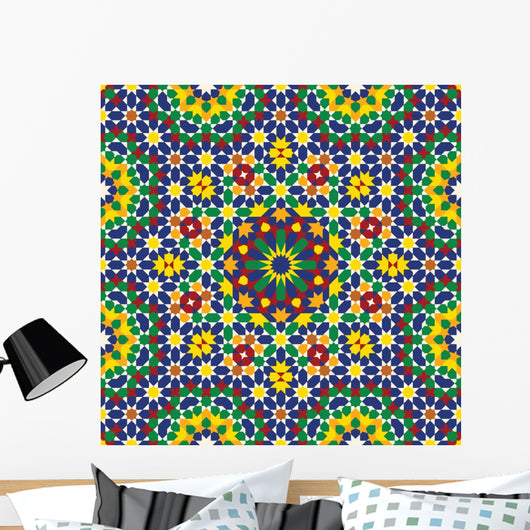 Nawa Seamless Pattern Five Wall Decal