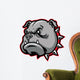 Bulldog Mascot Wall Decal