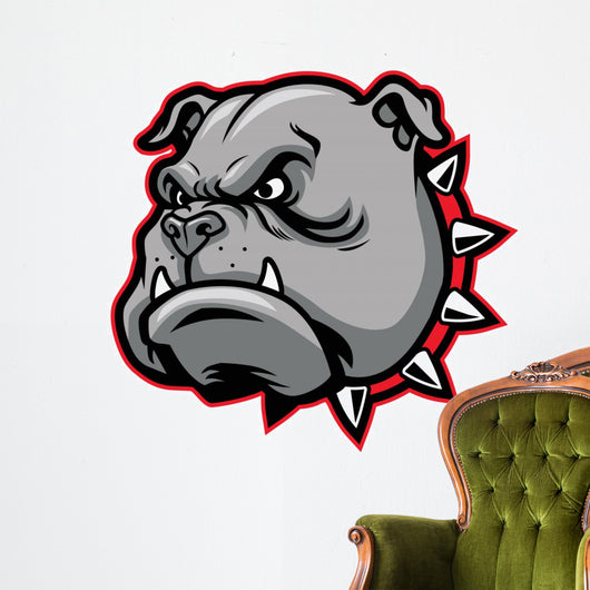 Bulldog Mascot Wall Decal