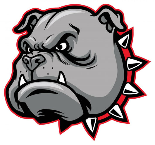 Bulldog Mascot Wall Decal