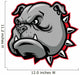 Bulldog Mascot Wall Decal