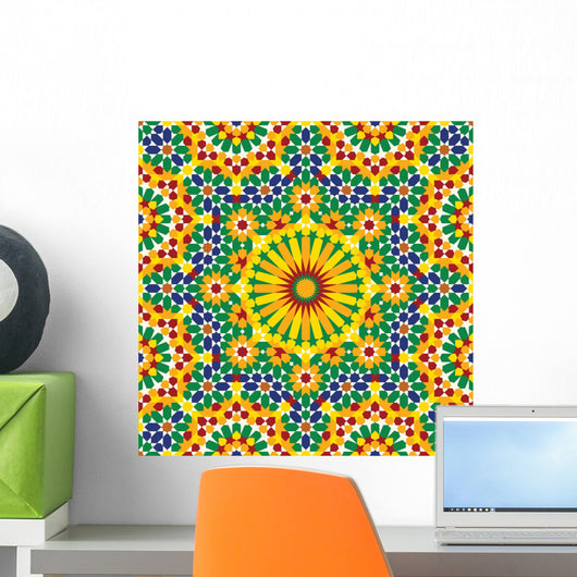Nawa Seamless Pattern Seven Wall Decal