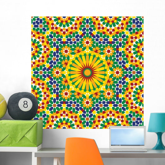 Nawa Seamless Pattern Seven Wall Decal