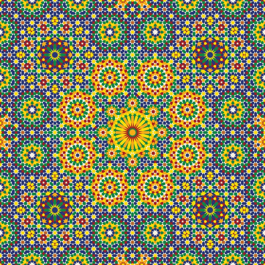 Nawa Seamless Pattern Three Wall Decal