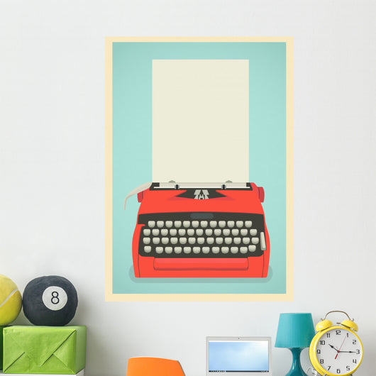 Retro Typewriter Background 