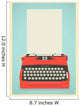 Retro Typewriter Background 