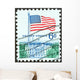 U.S. flag and the White House (USA 1968) 