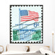 U.S. flag and the White House (USA 1968) 