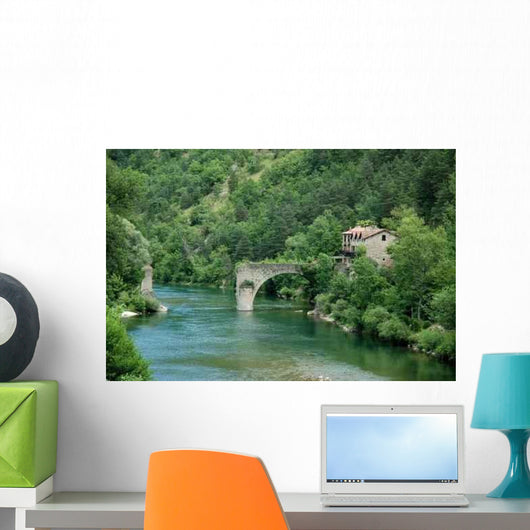 Tarn Gorges Broken Bridge Wall Decal