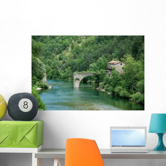 Tarn Gorges Broken Bridge Wall Decal