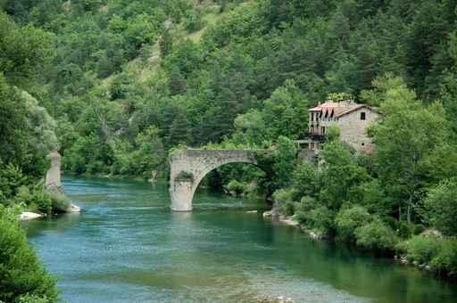 Tarn Gorges Broken Bridge Wall Decal
