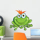 funny frog Wall Decal