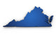 Map Of Virginia 3d Shape 