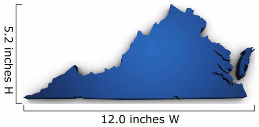 Virginia Map Shape File Shape Of Virginia