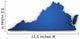 Map Of Virginia 3d Shape 