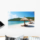 Beach Scene Tropics Pacific Ocean Wall Mural