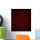Seamless Dark Red Vintage Wall Decal