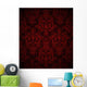 Seamless Dark Red Vintage Wall Decal