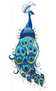Peacock Wall Decal