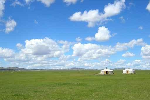 Yourtes En Mongolie Wall Decal