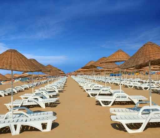 Beach Chairs Sandy Beach Wall Decal