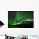Aurora Polaris above Forest Wall Decal