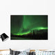 Aurora Polaris above Forest Wall Decal